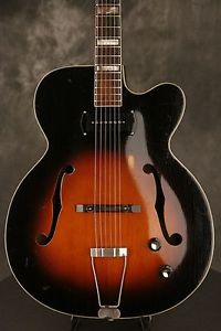 original 1959 Kay UPBEAT K8980 electric archtop Sunburst w/KELVINATOR headstock!
