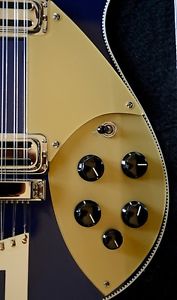 2008 Rickenbacker 660/12 - Midnight Blue & Gold - One Adult Owner