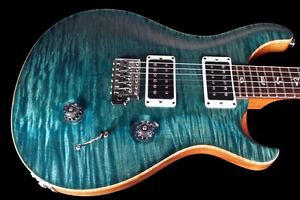 2012 PAUL REED SMITH PRS CUSTOM 24 FLAME TOP WITH BIRDS ~ ONE PIECE TOP!
