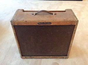 1956 Vintage Fender Tweed Pro 5E5-A Amp Amplifer Cabinet Original Jensen Speaker
