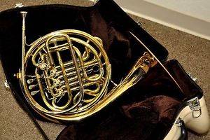 Eastman EFH520G 4 Valve F/Bb Double French Horn Gold Brass Bell Kruspe Wrap