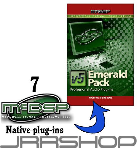 McDSP Upgrade Any 7 Native plug-ins to Emerald Pack Native v5 eDelivery JRR Shop