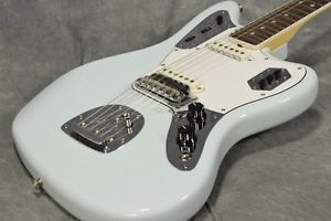 Fender American Vintage 65 Jaguar Rose/Sonic Blue Electric Guitar Free Shipping