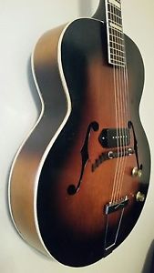 Vintage Gretsch Synchromatic Archtop acoustic electric guitar 1940s fresh set-up