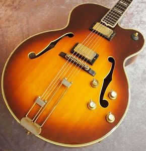 Epiphone Emperor Sunburst 1980 Electric Guitar Free Shipping