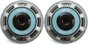 Electro-Voice EVM12L 12" 8 Ohm Guitar Speaker (2-pack) Value Bundle