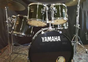 Yamaha Stage Custom 6piece Drum Set Kit + Hard Cases And Hardware+