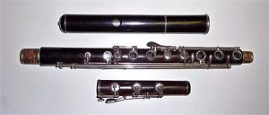 Beautiful antique Rudall Rose English Flute