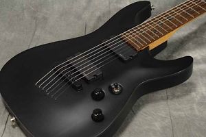 SCHECTER AD-DM-7 Satin Black Electric Guitar Free Shipping