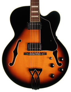 Ibanez Artnucleo AF75-BS Cavo Corpo Chitarra Elettrica, Marrone Sunburst (NUOVA)