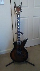 Dean Cadillac 1980 "Floyd" Flame Top Trans Brazilia w/ Gator Hard Case