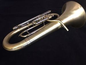 KING 2280 Satin Brass Finished Bb 4 Valve EUPHONIUM w/New Case & New Mouthpiece