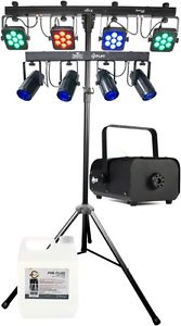 Chauvet DJ 4BAR Tri USB + 4Play Lighting System Pa