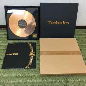 Technics SL-1200 MK6K1 35th anniversary gold disc & booklet & plate Limited