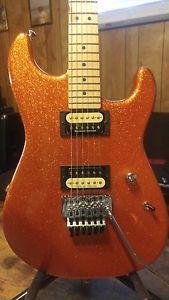 Charvel Super Stock Pro Mod SD1 FR Sunset Orange Flake with  Case