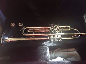 VINTAGE - KING 2055T SILVER FLAIR SERIES Bb TRUMPET - 1ST VALVE THUMB TRIGGER