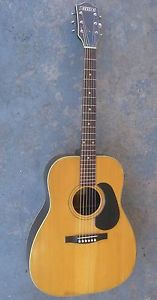 1964 Gretsch "Sun Valley" Acoustic Guitar w/ Original Case. Model 6010.