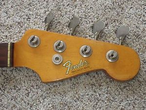 1964 Vintage Fender Precision Bass NECK + Old Tuners 1963 1965 1966