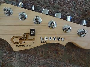 G&L Legacy custom electric guitar - September 18, 1981 - Triple Sunburst - U.S.A