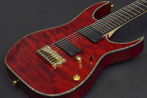 Ibanez RGIX27FEQM IRON LABEL Transparent Red, Electric guitar, m1148