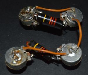 1959 Gibson Wiring Harness Pots CENTRALAB Les Paul ES Burst Bumblebee PAF 500K