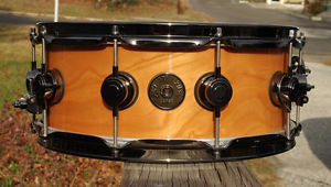 DW Jazz Series Collectors Exotic Rotary Cherry Snare Drum, Maple Gum Shell, Wow!