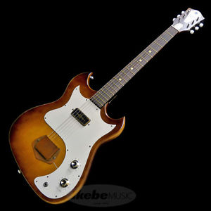 Vintage CUSTOM KRAFT Electric Guitar Ambassador '64 Sunburst [Excellent] RARE