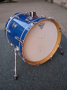 Vintage Gretsch SSB Shell Modern Drum Shop NYC Nesting 14x16 Bass Drum w/ Riser