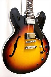 Gibson Memphis ES-335 Figured Block / Sunset Burst 2015, hollow, m1062