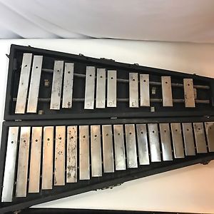 Early Leedy 440 Steel Vintage Orchestra Bells Glockenspiel 2.5 Octave