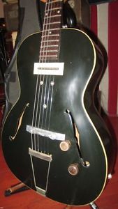 Vintage 1930's Gibson ES-100 Hollowbody Electric Guitar Charlie Christian Pickup