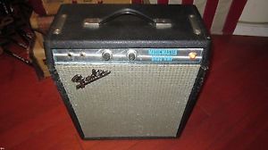 Vintage 1970 Fender Musicmaster Bass Amplifier Silverface Fully Serviced Nice!