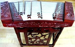 Yangqin (dulcimer) Rosewood! Spectacular Dragon Carving! Fits a Master virtuoso