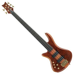 Schecter Stiletto Studio Fretless Left-Handed 5 String Bass