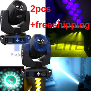 2pcs DJ 230W 7R 3in1 wash zoom spot Beam Moving Head Light biprism Stage Light