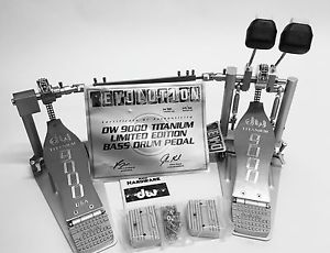 dw 9000 Limited Edition Titanium Double Pedal