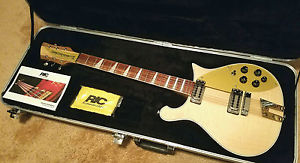 2012 MapleGlo Rickenbacker 660 Electric Guitar with Flamed Maple Top & Back