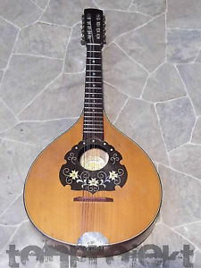 fine old PERLGOLD quality WALDZITHER big 9string mandolin mandola GERMANY 1930s