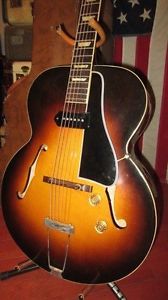 Vintage 1950 Gibson ES--150 Hollowbody Electric Guitar Original Case P-90 Clean