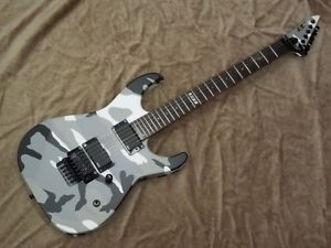 E-II M-II NECK THRU URBAN CAMO guitar FROM JAPAN/512
