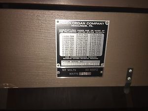 Allen Manual Drawstop Digital Organ