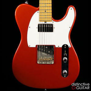 SUHR CLASSIC CUSTOM T GUITAR IN CANDY ORANGE METALLIC ULTIMATE CUSTOM SHOP TELE