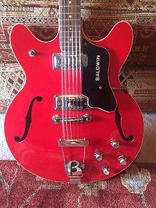 Vintage 1968 Baldwin 712 Hollow Body 12 String Electric Guitar with OHSC