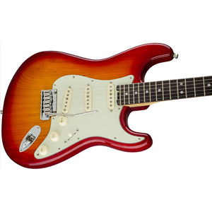 FENDER American Elite Stratocaster Rosewood Fretboard Aged Cherry Burst Ash w/Ca