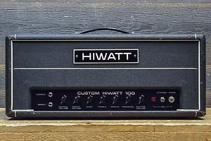 1982 Custom Hiwatt 100 / DR 103 All-Tube Electric Guitar Amplifier Head #15570
