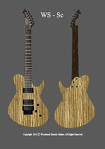 Woodstock - Sc Standard - Hand Made to Order Electric Guitar BODY & NECK ONLY!!!