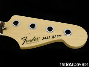 * Fender Vintage USA 75 RI Jazz BASS NECK 1975 Reissue Rosewood Block #248