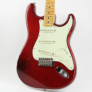 1988 Fender '57 AVRI Stratocaster Candy Apple Red Corona Era W/ Case!