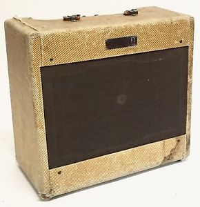 1954 Fender Deluxe 5D3 Vintage Tweed Wide Panel Electric Guitar Tube Amplifier