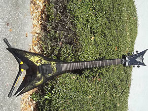 DBZ Venom Watchers V Guitar w/Hard Case~Dean B. Zalinsky~RARE~EMG's, Floyd Rose~